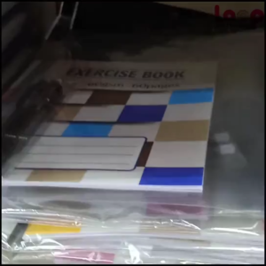 F5 Exercise Book A4 Sloted File Stationery Set 4pcs In One