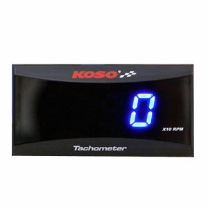 KOSO Tachometer With Bracket Motorcycle LED Digital Waterproof RPM Meter Universal For Honda Kawasaki Yamaha NVX NMAX XMAX Scooters