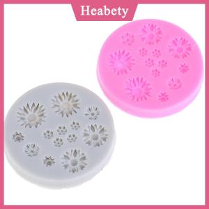 Heabety Daisy Silicone khuôn mẫu hoa Silicone bánh khuôn bánh Cưới Công cụ bánh trang trí