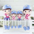Penghantaran dari China [2025]  Lavender Comel Empat Anak Patung Gantung Resin untuk Ruang Tamu Bilik Tidur Bilik Hiasan Pembahagian Kabinet Wain Hiasan 3.5. 
