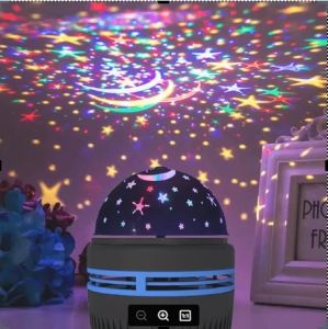【คละสี】ไฟฉายดาว ไฟ LED หมุน ไฟกลางคืน ไฟโรแมนติก ไฟข้างเตียง ลายดาว ตกแต่งโฮมออฟฟิศ ไฟกลางคืน 360° ไฟกาแลคซี ไฟกลางคืนที่บ้าน โปรเจคเตอร์ Starry Sky ตัวเลือกหลายสีของขวัญที่ยอดเยี่ยม 360 °ไฟหมุน Starry Sky Night Ligh