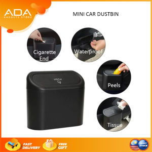 CAR HANGING MINI DUSTBIN MINI TRASH BOX GARBAGE BIN RUBBISH BIN WASTE BIN PORTABLE CAN TONG SAMPAH KERETA 汽车垃圾桶 [READY STOCK] ADA GADGETS STORE