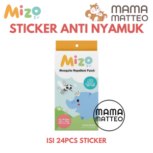 MIZO Sticker Anti Nyamuk / Mizo Mosquito Bugs Repellent Patch Isi 24pcs / BANDUNG