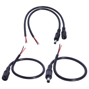 5.5x2.1mm Secure Connection Power Cord with Rotating Lock for Routers LED Strips and More 18AWG 30cm