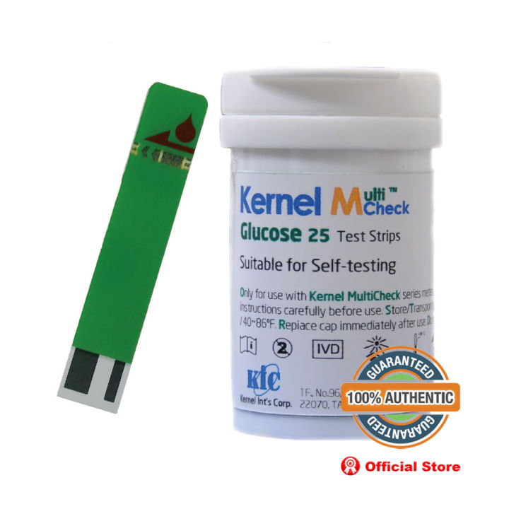 Kernel Glucose Strip (25s) for 3in1 MultiCheck Meter for (ET301