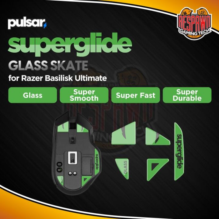 Pulsar Click Razor Pulsar Superglide Glass Skates For Razer Basilisk Ultimate | Lazada