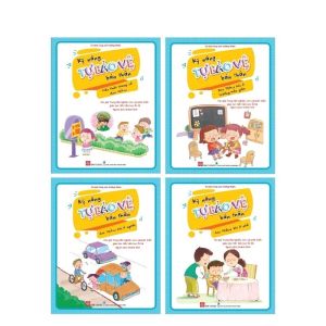 Sách Kỹ năng tự bảo vệ bản thân cho trẻ - An toàn khi ở nhà Khi ở trường mẫu giáo Khi ở ngoài- Đinh Tị