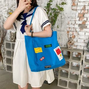 Tote Bag Jumbo Tas Kanvas Besar Simple Fashion Shoulder Bag 922-48
