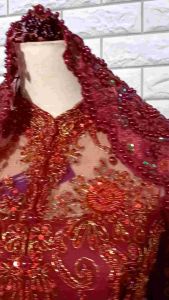 Set Kebaya Pesta Maroon & Kebaya Akad Nikah Termurah