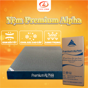 Nệm Premium Alpha - Chất liệu Foam Bền bỉ sang trọng khả năng giải phóng nhiệt - Á Châu- [MUA 1  TẶNG 6]