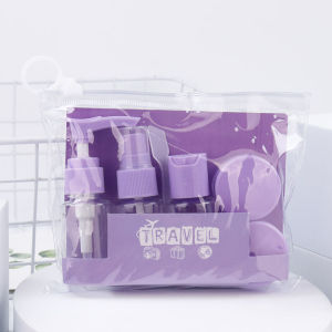 7pcs Travel Bottle Kit Premium Clear Travel Bottles Set 7PCS Portable Toiletry Containers for Easy Carry-On Leakproof Containers for Toiletries Liquids Shampoo Lotion