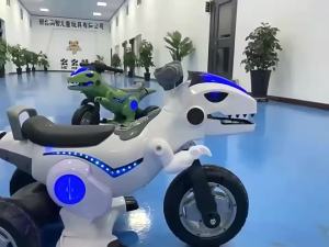 LZD  Childrens Electric Motor Children Tricycle Boys and Girls Baby Can Sit Toy Car Dinosaur Rechargeable Stroller