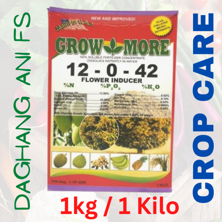 GROW MORE MANGO FLOWER INDUCER POTASSIUM 12-0-42 WATER SOLUBLE ...
