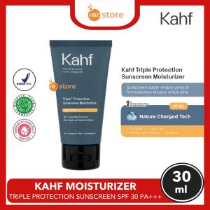 Kahf Moisturizer Triple+ Protection Sunscreen SPF 30 PA+++ 30ML - Sunscreen Perawatan Pria