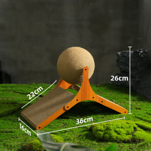 ลูกบอลฝนเล็บแมว ที่ลับเล็บแมว ของเล่นลูกบอล สําหรับสัตว์เลี้ยง แมว ลูกบอลข่วนเล็บแมว ลูกบอลหมุนได้ เป็นทั้งของเล่นและที่ข่วนเล็บแมว