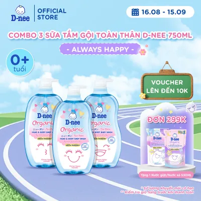 Combo 3 Tắm gội toàn thân em bé (