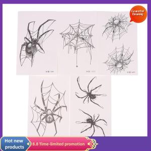 Graceful Dán hình xăm thảo dược Spider Web Hình xăm tạm thời kéo dài Punk cobweb hình xăm giả giá rẻ hàng hóa lễ hội nghệ thuật người đàn ông hình xăm Sticker