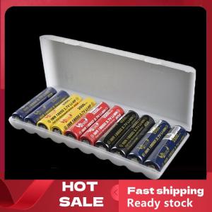 🚚【Local Express Delivery】🚚 Portable plastic battery case cover holder storage box for 10pcs 18650 Batteries