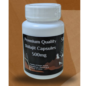 Premium Shilajit Capsules 500mg 88% Fulvic Acid 8% Humic Acid