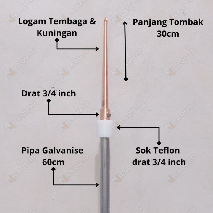 Paket%20Lengkap%20Tombak%20Anti%20Petir%2030cm%20Sok%20Isolator%20Penangkal%20Petir%20dan%20Pipa%20Support%20Lightning%20Rods%20-%20Image%203