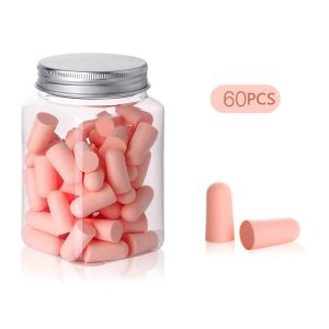 60Pcs Soft Sleeping Earplugs Noise Reduction Earplugs Foam Sleeping Earplugs For Snoring Study Travel
