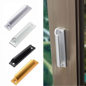 ZOATAAL อะลูมิเนียมอัลลอยด์ ที่จับประตูมือ กด-ดึง ตัวเลื่อน ที่ดึงประตู ง่ายๆ อุปกรณ์เสริมในโรงนา ลูกบิดประตูประตู ระเบียงบ้านและสวน