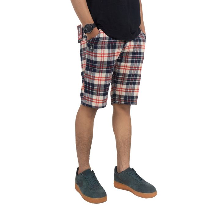 Celana Tartan Pria Celana Tartan Pendek Celana Pendek Pria