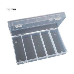 30 mm for Creative Plastic Coins Storage Box Rectangular Coins Collection for Case Protector Coins Holder for Colle