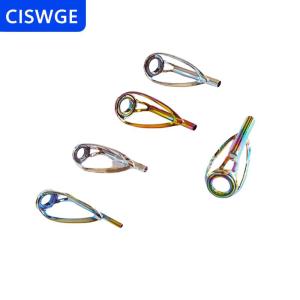 [COD] CISWGE 1 cái Sliver cầu vồng Top tip hướng dẫn vòng miễn phí của rối cho quay cần câu cá Phụ Kiện Câu Cá