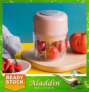 Aladdin Mini USB Garlic Masher Wireless Garlic Grinder Press Mincer Vegetable Chili Meat Food Chopper Kitchen 9G2
