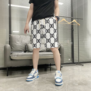 Always Home กางเกงขาสั้น แฟชั่นสามารถสวมใส่ได้ทั้งชายหญิง GGลายโมโนแกรม ใส่สบายแห้งเร็ว QC-DK8006