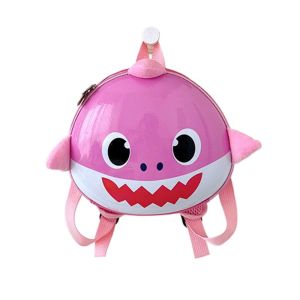 THOMA Cute 3D Cartoon Backpack Adjustable Straps Creative Shark Shaped Backpack Gifts Waterproof Kawaii Kids Bag Toddler