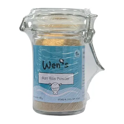 Wens Ikan Bilis Baby Food Powder Glass Bottle (40g)