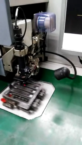 Bright Red 4 Digit Digital Tube Energy Efficient Design Plastic Texture for Kitchen Appliances and Home Electronics