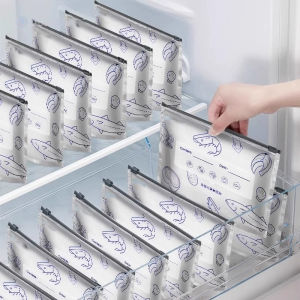 60PCS Reusable Aluminum Zip Sealing Bags Seal able Storage Bags Food Grade multipurpose bag pouch