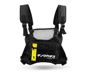 Chest bag tas dada pria tactical army multipungsi dengan sablon motiv printing