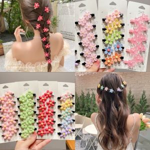 10 Pack Hair Accessories Kids Girl Cute Flower Fruit Hair Clip Set