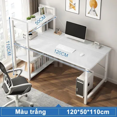 DAMIK Bàn làm việc bàn làm việc liền kệ Bàn học Chịu lực cao không lay