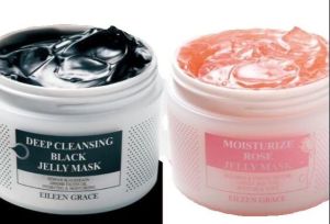 Bundle Pack Eileen Grace Rose Petals Crystal Jelly / Carbon Black Film Beauty Mask - 600ml