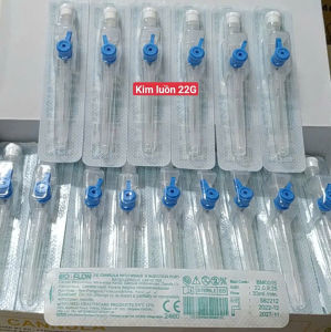 Kim luồn tĩnh mạch Bio-Flon 22G.Combo 10 cái