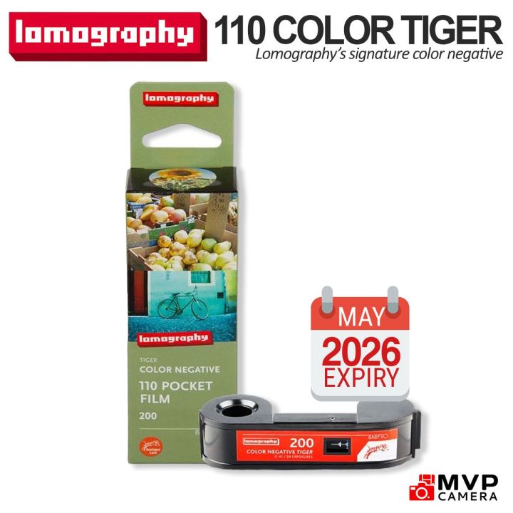 Lomography 110 Golden Gate & Flash Pellicule Color Tiger - Foto Erhardt