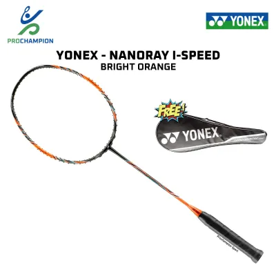 Raket Badminton Yonex Nanoray I Speed Black Orange