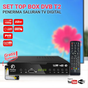 STB Set Top Box Finito TV Digital Full HD/STB TV Tabung Dan LED Bisa WIFI DVB-T2 / Ber-SNI KOMINFO