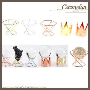 [Carmelun] Đế đứng trưng bày cho quả cầu thủy tinh pha lê Giá Đá Quý hình cầu viên bi