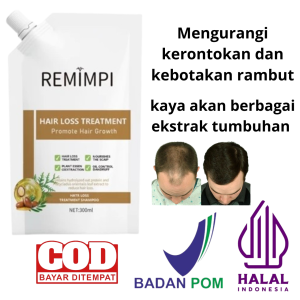 REMIMPI HAIR LOSS TREATMENT SHAMPOO MEMBANTU MENCEGAH RAMBUT BERCABANG DAN MENGURANGI RAMBUT RONTOK