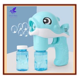 SG Local Orion Neis dolphin bubble gun toy with light and music for Children and Toddlers
