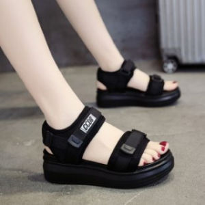 [Free Shipping] Super Comfortable Thick-Soled Wedge-Heeled Sandals For Women 2026 Summer New Collection Stylish And Versatile Beach Sandals