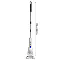 【Fast delivery】 Electric Spin Scrubber with 8 Replaceable Brush Portable Power Shower Brush for Bathroom Bathtub Kitchen Tile Floors. 