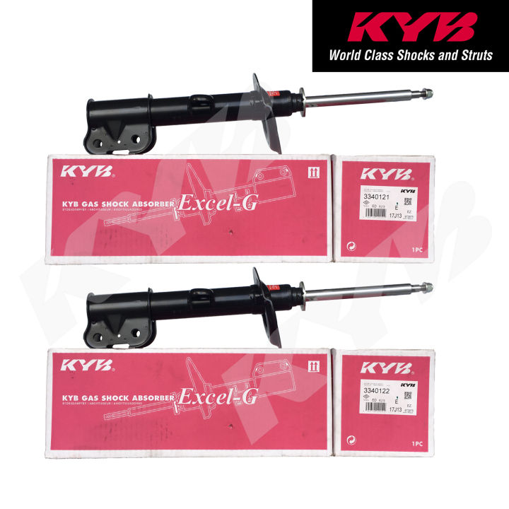KYB 3340121/3340122 for Hyundai Santa Fe Gas & Diesel 2010 - 2012 Set ...