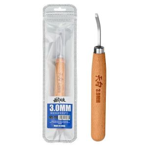 1.5mm~3.0mm Curved Shovel Knife Blade Parting Line MOSHI MS110 for DIY GK Military Model Craft Tools Wood Handle Anti Slip Curvature Push Cutter